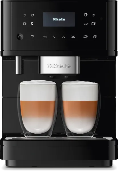 Miele CM 6160 MilkPerfection Stand-Kaffeevollautomat GOLD Obsidianschwarz